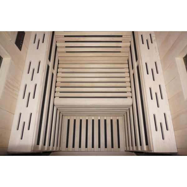 Sauna Infrarossi Bivita Garbo 1 1 Persona 100x130x195 cm con Bluetooth e LED Starlight