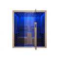Sauna Infrarossi Bivita Garbo 2 2 Persone 180x150x195 cm con Bluetooth e LED Starlight