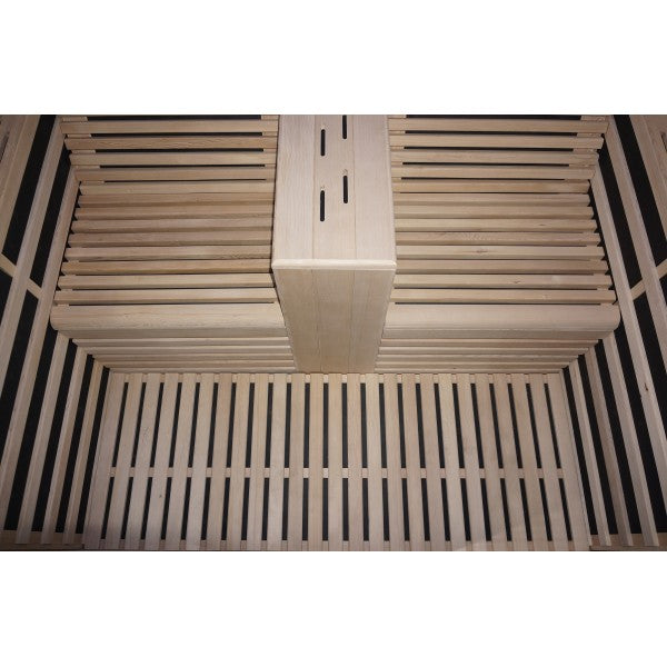 Sauna Infrarossi Bivita Garbo 2 2 Persone 180x150x195 cm con Bluetooth e LED Starlight