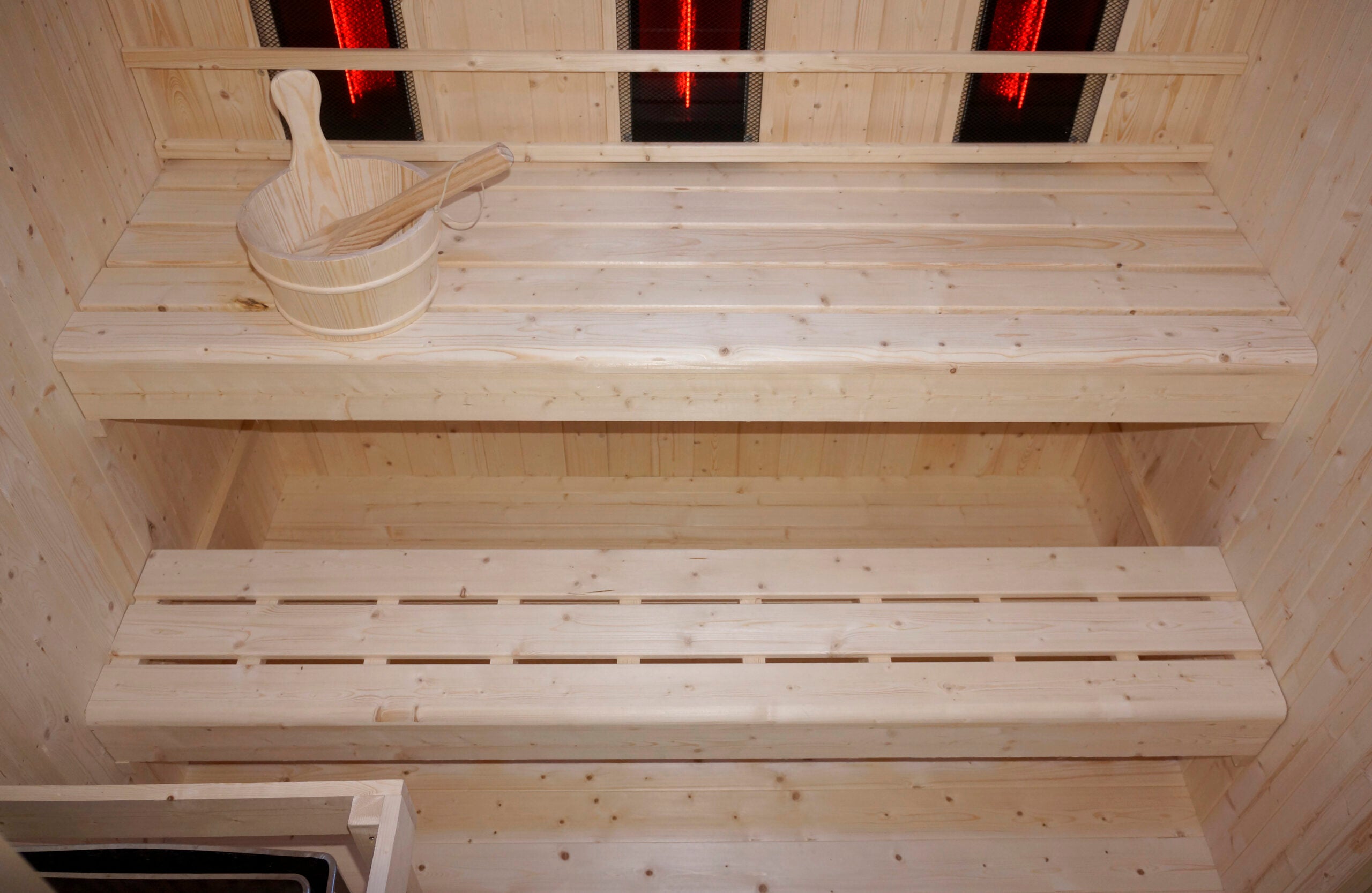 SAUNA PER ESTERNO LAHTI COMBINATA FIRLANDESE INFRAROSSI