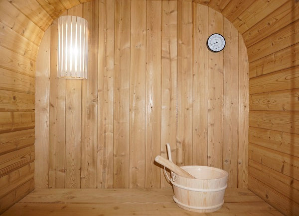 Sauna Finlandese da Esterno Bivita Cube S Hanko 1-2 Persone 128,2x120x194 cm