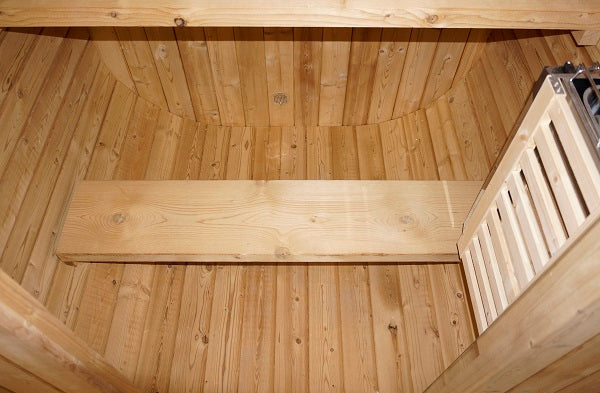 Sauna Finlandese da Esterno Bivita Cube S Hanko 1-2 Persone 128,2x120x194 cm