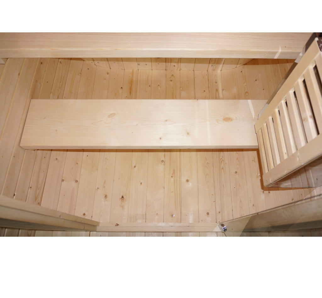 Sauna Finlandese da Esterno Bivita Cube S Hanko 1-2 Persone 128,2x120x194 cm
