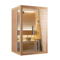 Sauna Finlandese Bivita Tampere 2 Persone 125x110x195 cm con Forno Harvia 3,5 kW