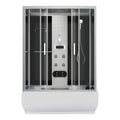 Cabina Doccia con Vasca Bivita Nevada PR150 85x150x223 cm con Idromassaggio, Cromoterapia e Radio