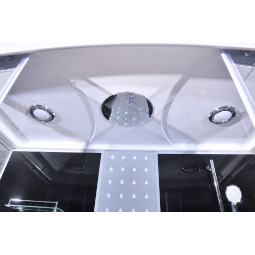 Cabina Doccia con Vasca Bivita Nevada PR150 85x150x223 cm con Idromassaggio, Cromoterapia e Radio