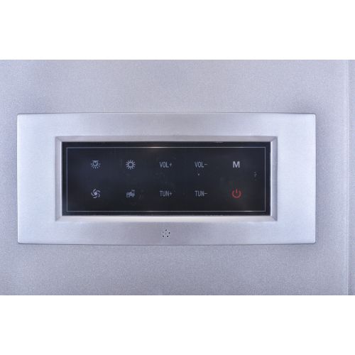 Cabina Doccia Idromassaggio e Vapore con Vasca Bivita Cuba TR25 130x130x228 cm con Cromoterapia e Radio