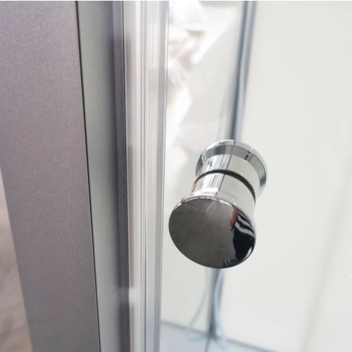 Cabina Doccia Idromassaggio Bivita Viva 80x120x225 cm con Profili Cromo e Piatto Antiscivolo