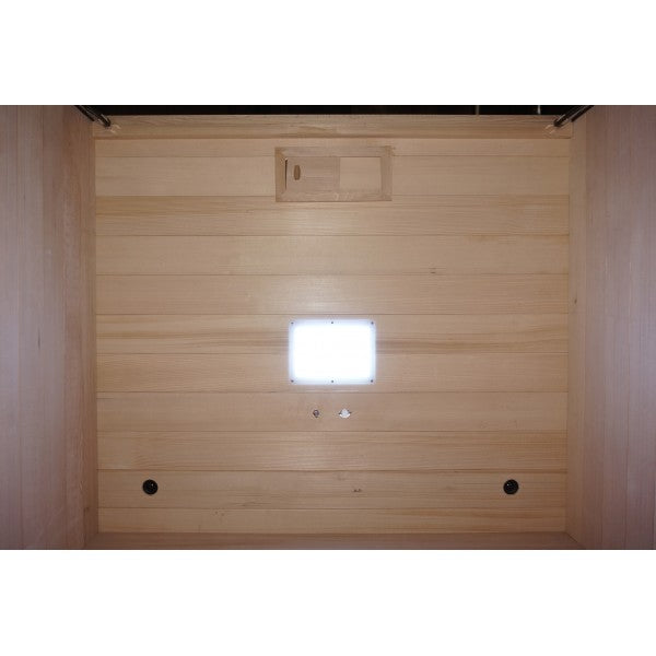 Sauna a Infrarossi Bivita RUBY 2 2 Posti 120x100x195 cm con Bluetooth e LED 7 Colori