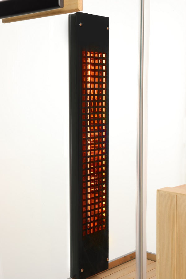 Sauna Infrarossi Bivita New Billund1 1 Persona 80x110x190 cm con Cromoterapia e Radio MP3 USB