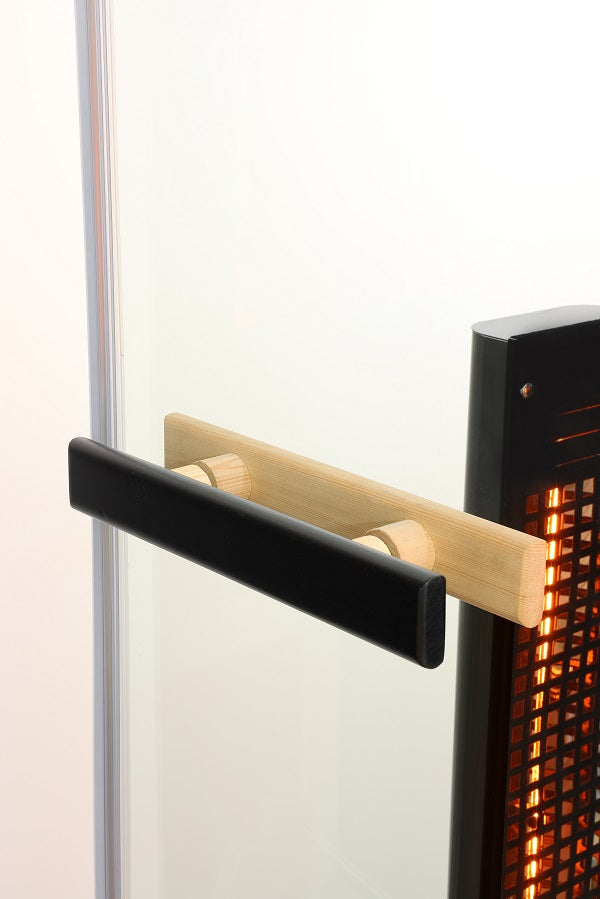 Sauna Infrarossi Bivita New Billund1 1 Persona 80x110x190 cm con Cromoterapia e Radio MP3 USB