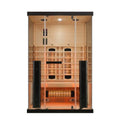 Sauna Infrarossi Bivita New Billund2 2 Persone 125x100x190 cm con Cromoterapia e Radio MP3 USB