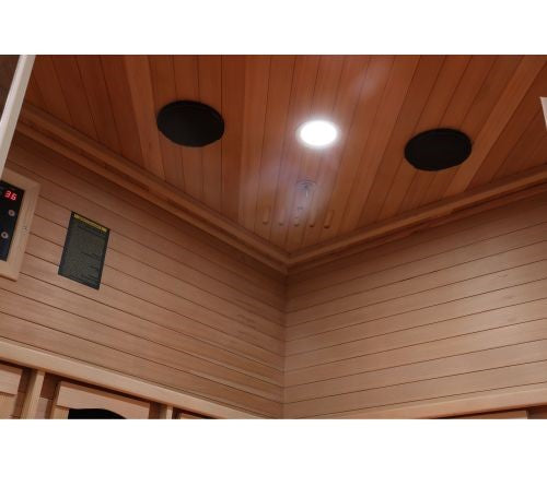 Sauna Infrarossi Angolare Bivita Supreme 2 Posti 120x120x190 cm Full Spectrum