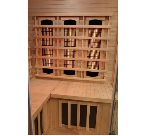Sauna Infrarossi Angolare Bivita Supreme 2 Posti 120x120x190 cm Full Spectrum