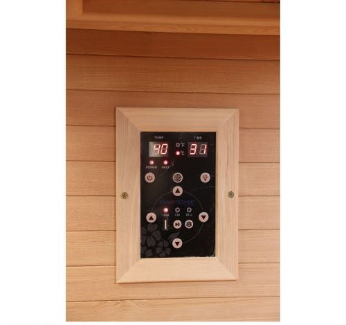 Sauna Infrarossi Angolare Bivita Supreme 2 Posti 120x120x190 cm Full Spectrum