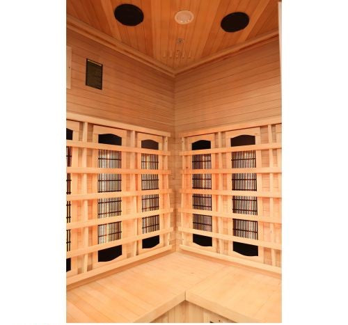 Sauna Infrarossi Angolare Bivita Supreme 2 Posti 120x120x190 cm Full Spectrum