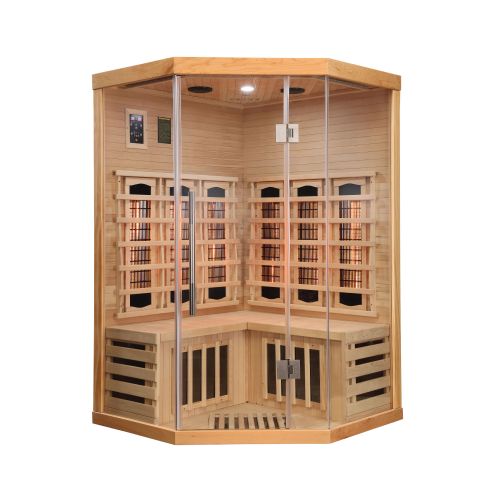 Sauna Infrarossi Angolare Bivita Supreme 2 Posti 120x120x190 cm Full Spectrum