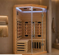 Sauna Infrarossi Angolare Bivita Supreme 2 Posti 120x120x190 cm Full Spectrum