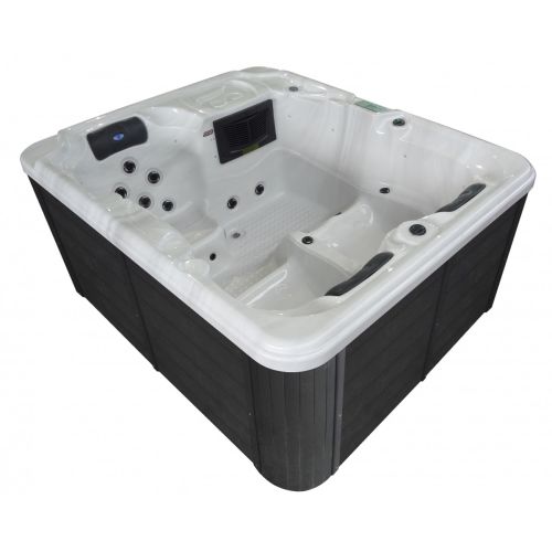 Minipiscina Idromassaggio da Esterno Bivita Oasis SPA10 208x175x90 cm 3 Posti con 26 Getti