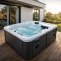 Minipiscina Idromassaggio da Esterno Bivita Oasis SPA10 208x175x90 cm 3 Posti con 26 Getti
