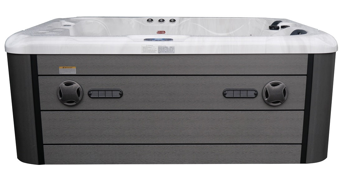 Minipiscina Idromassaggio Bivita Mauritius SPA18 Bianca con 71 Getti e Bluetooth