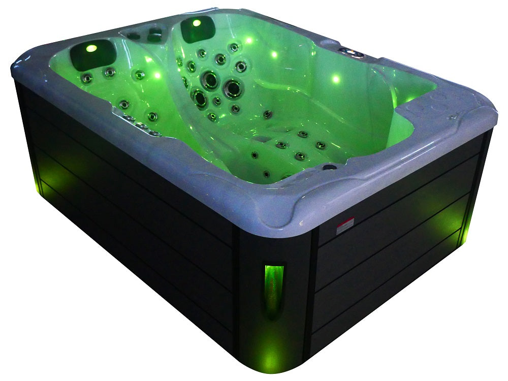 Minipiscina Idromassaggio Bivita Mauritius SPA18 Bianca con 71 Getti e Bluetooth