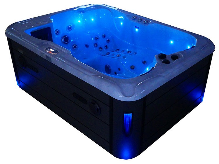 Minipiscina Idromassaggio Bivita Mauritius SPA18 Bianca con 71 Getti e Bluetooth