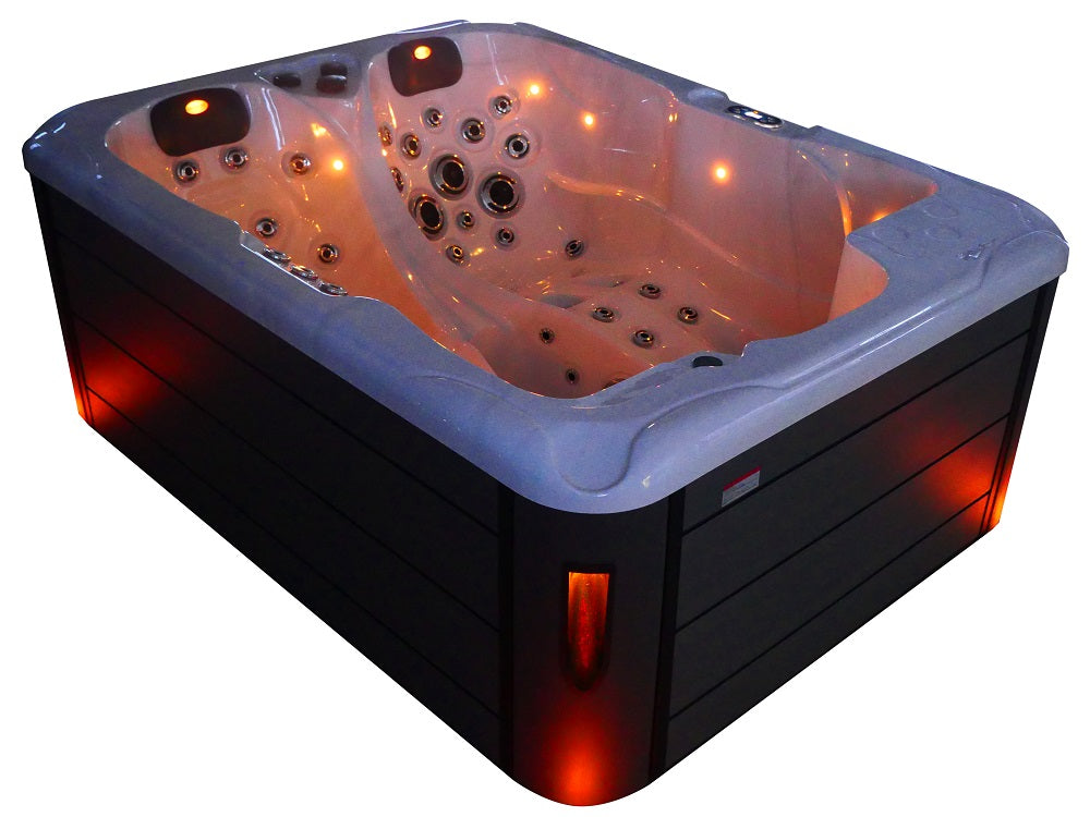 Minipiscina Idromassaggio Bivita Mauritius SPA18 Bianca con 71 Getti e Bluetooth