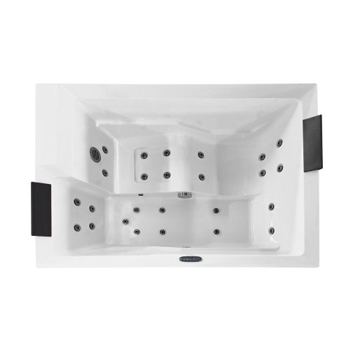 Minipiscina Idromassaggio da Esterno Bivita New Nimbus Plus Extra Lusso 190x140x70 cm 2 Lettini con 24 Getti (Copia)