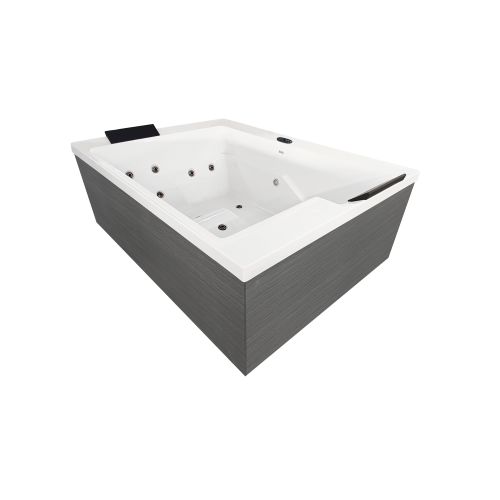 Minipiscina Idromassaggio da Esterno Bivita New Nimbus Plus Extra Lusso 190x140x70 cm 2 Lettini con 24 Getti (Copia)