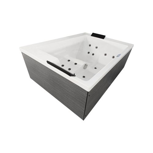 Minipiscina Idromassaggio da Esterno Bivita New Nimbus Plus Extra Lusso 190x140x70 cm 2 Lettini con 24 Getti (Copia)