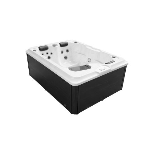 Minipiscina Idromassaggio da Esterno Bivita Diablo SPA56 210x160x80 cm Bianca con 25 Getti
