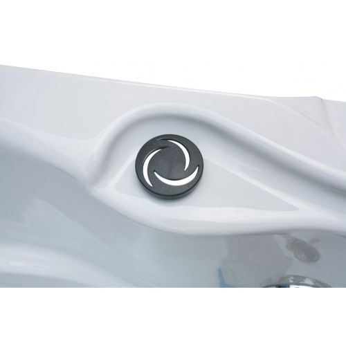 Minipiscina Idromassaggio da Esterno Bivita Tirol SPA58 210x210x80 cm Bianca con 28 Getti