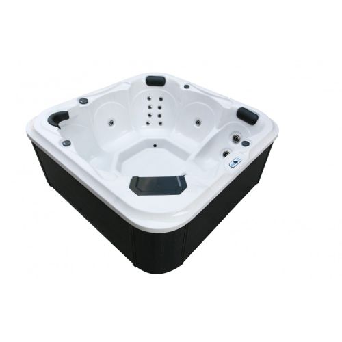 Minipiscina Idromassaggio da Esterno Bivita Tirol SPA58 210x210x80 cm Bianca con 28 Getti