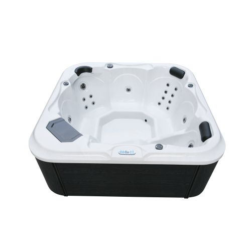 Minipiscina Idromassaggio da Esterno Bivita Tirol SPA58 210x210x80 cm Bianca con 28 Getti