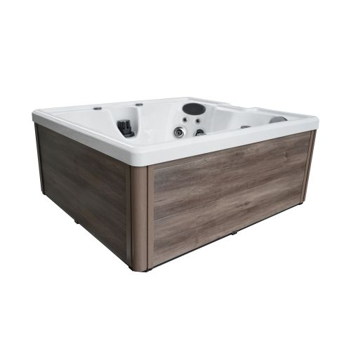 Minipiscina Idromassaggio da Esterno Bivita SPA60 4 Posti Argento Sterling con 18 Getti