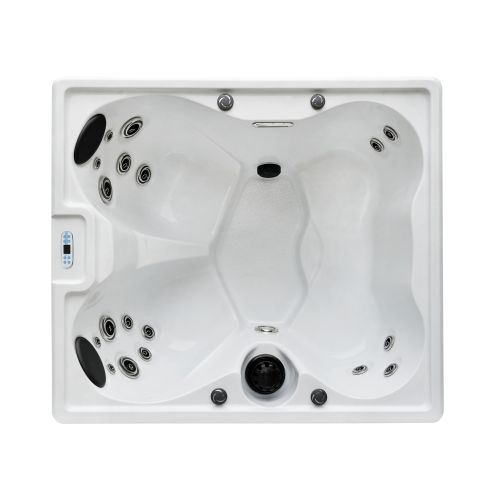 Minipiscina Idromassaggio da Esterno Bivita SPA60 4 Posti Argento Sterling con 18 Getti