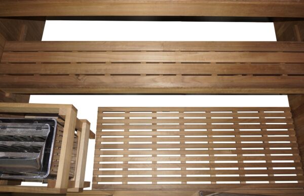 Sauna Bivita Kotka F70150 Doppia Funzione Finlandese e Infrarossi per 4-5 Persone con Forno 6 kW