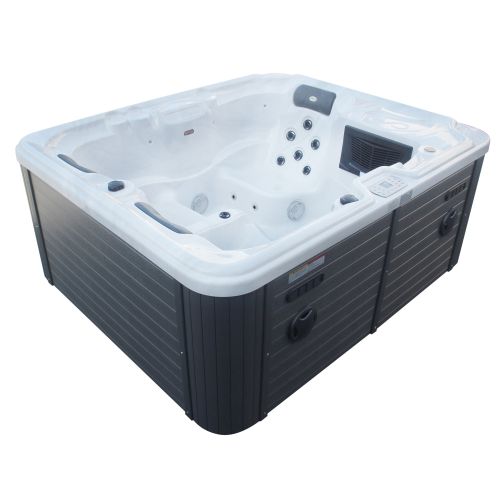 Minipiscina Idromassaggio da Esterno Bivita Oasis SPA10 208x175x90 cm 3 Posti con 26 Getti