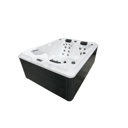 Minipiscina Idromassaggio da Esterno Bivita Tahiti SPA54 200x200x88 cm Bianca con 31 Getti