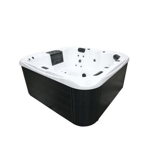 Minipiscina Idromassaggio da Esterno Bivita Tahiti SPA54 200x200x88 cm Bianca con 31 Getti