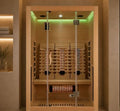 Sauna Infrarossi Bivita Space Open 3 Persone 150x120x200 cm con Bluetooth e Cromoterapia